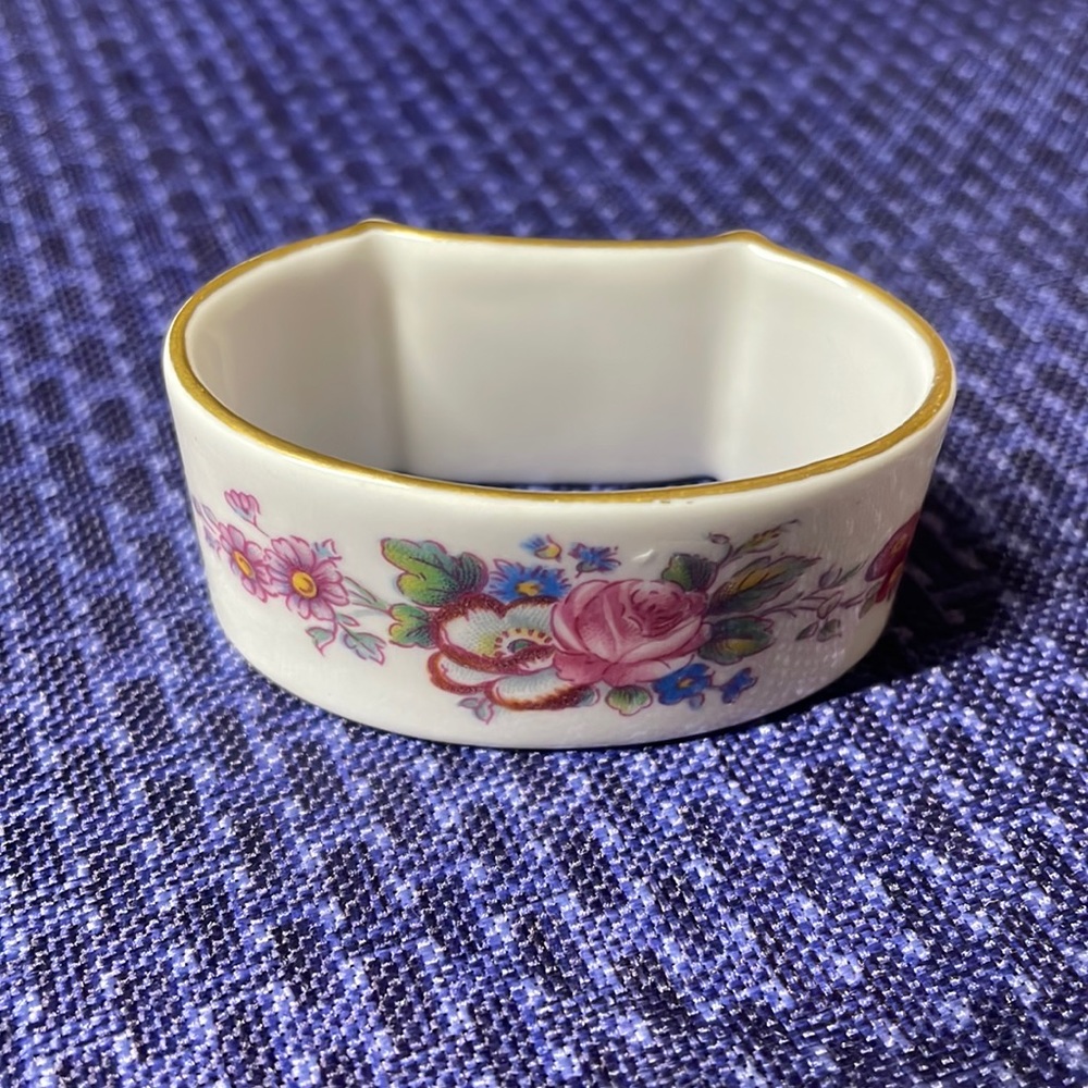 Royal Crown Derby Posies Napkin Holder Bone China England
